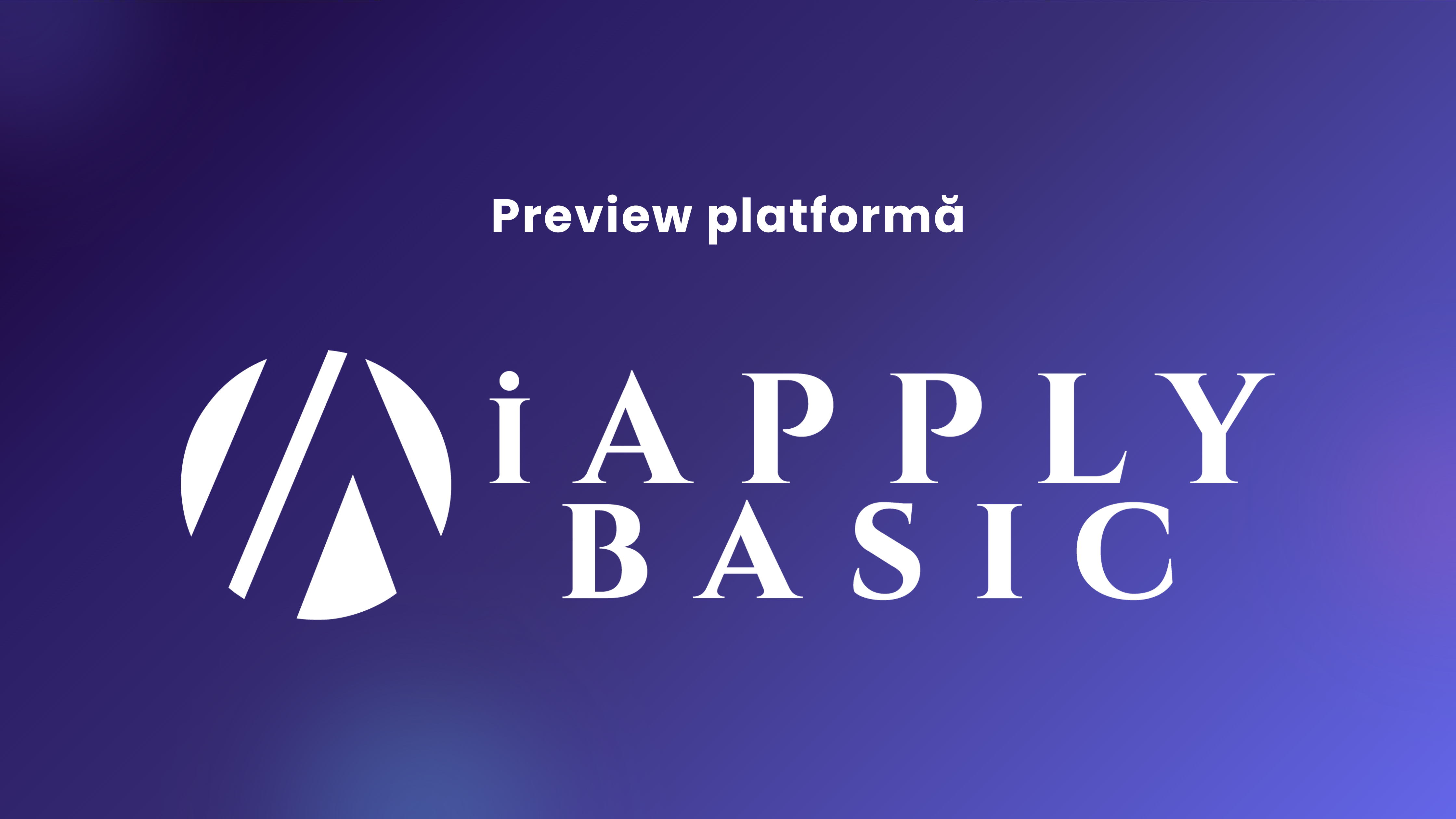 Preview Platforma iApply